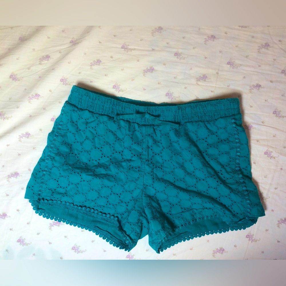 (Girls 10/12) Cute girls teal shorts